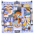 Hermes 09 Carre Twill Parade en Fanfare Silk 90 Scarf