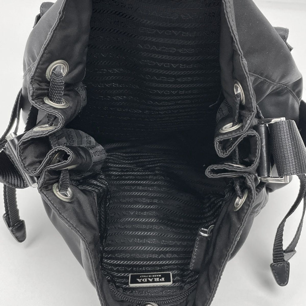 Prada Shoulder Bag Nylon Nero — view 8