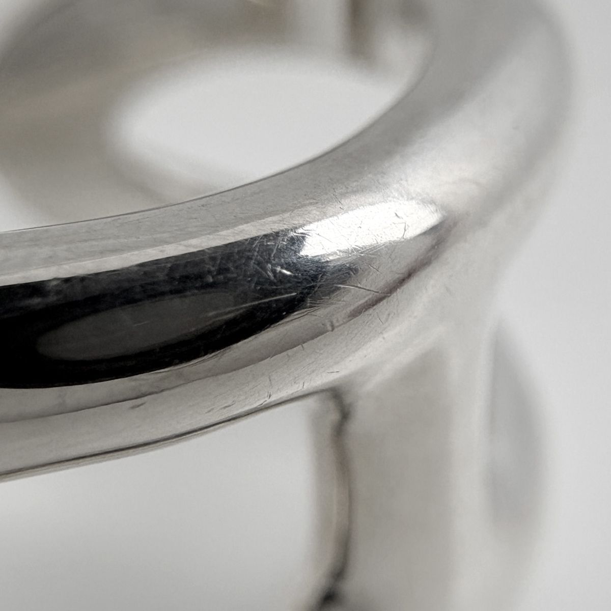 Hermes Osmose Ring GM 925 Sterling Silver — view 4