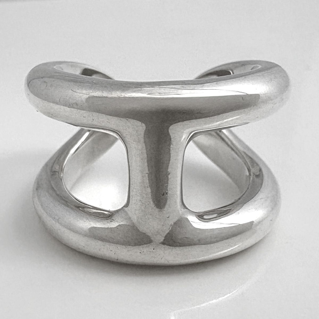 Hermes Osmose Ring GM 925 Sterling Silver — view 2
