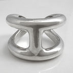 Hermes Osmose Ring GM 925 Sterling Silver — view 2