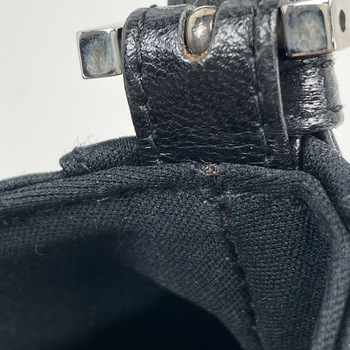 Fendi Handbag Zucca Logo Fabric Nero — view 5