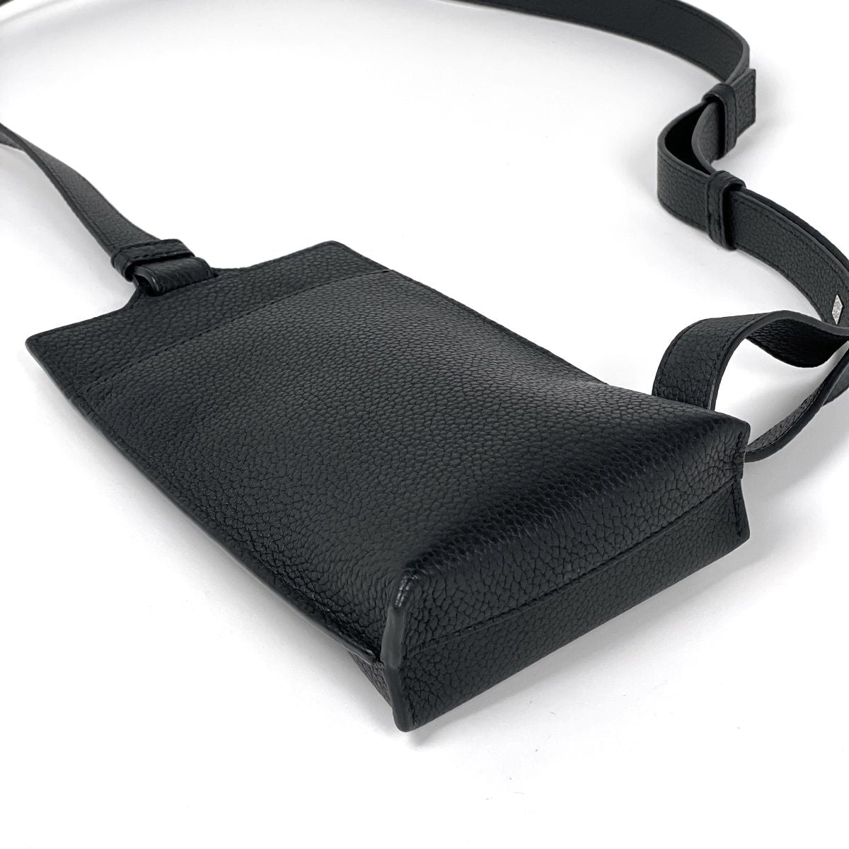 Loewe Belt Bag Anagram Leather Black — view 2