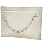 Louis Vuitton Pochette Clutch Taurillon Ivory