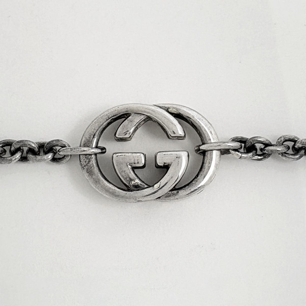Gucci Necklace GG Logo 925 Sterling Silver — view 2