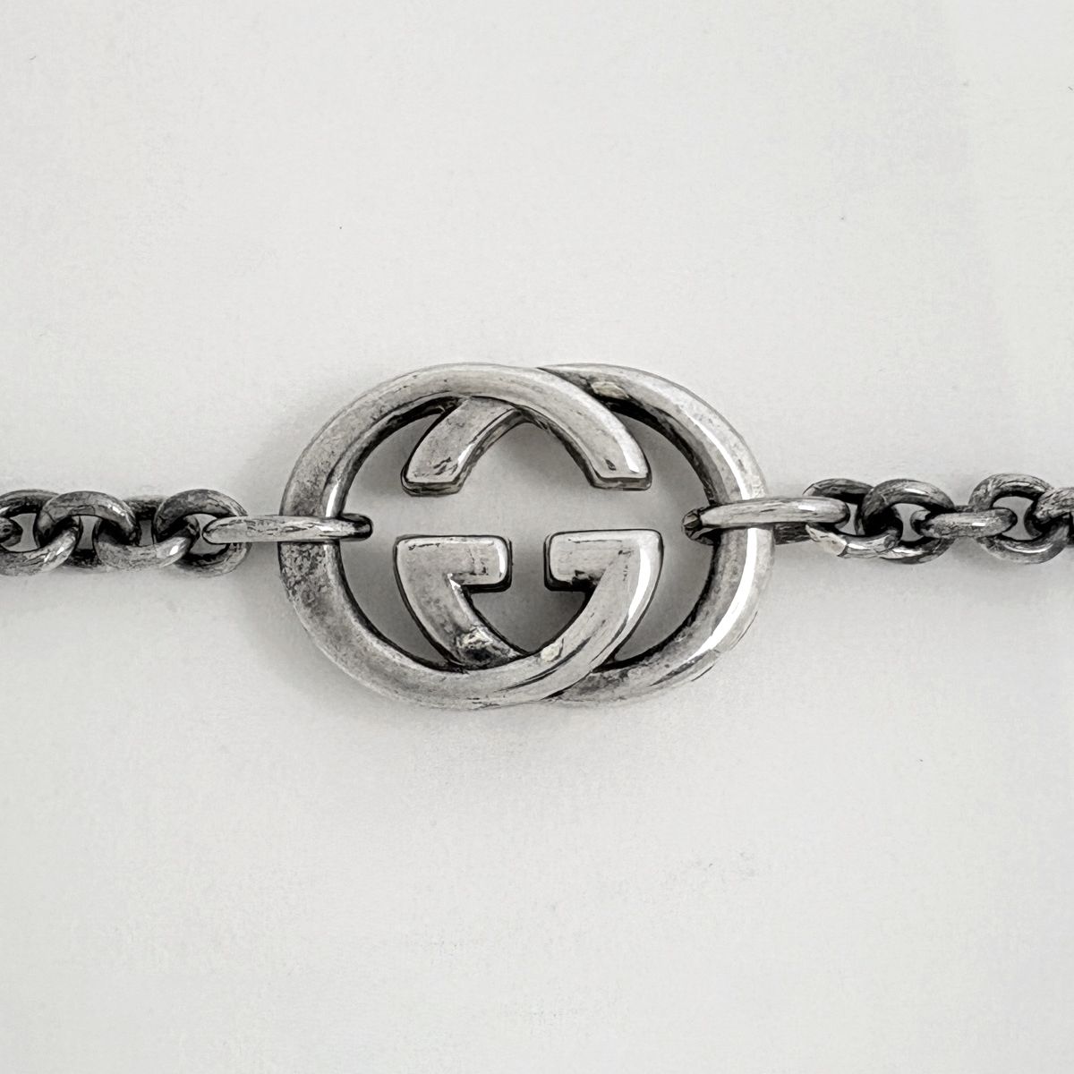 Gucci Necklace GG Logo 925 Sterling Silver — view 2