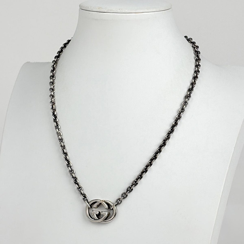 Gucci Necklace GG Logo 925 Sterling Silver — view 6