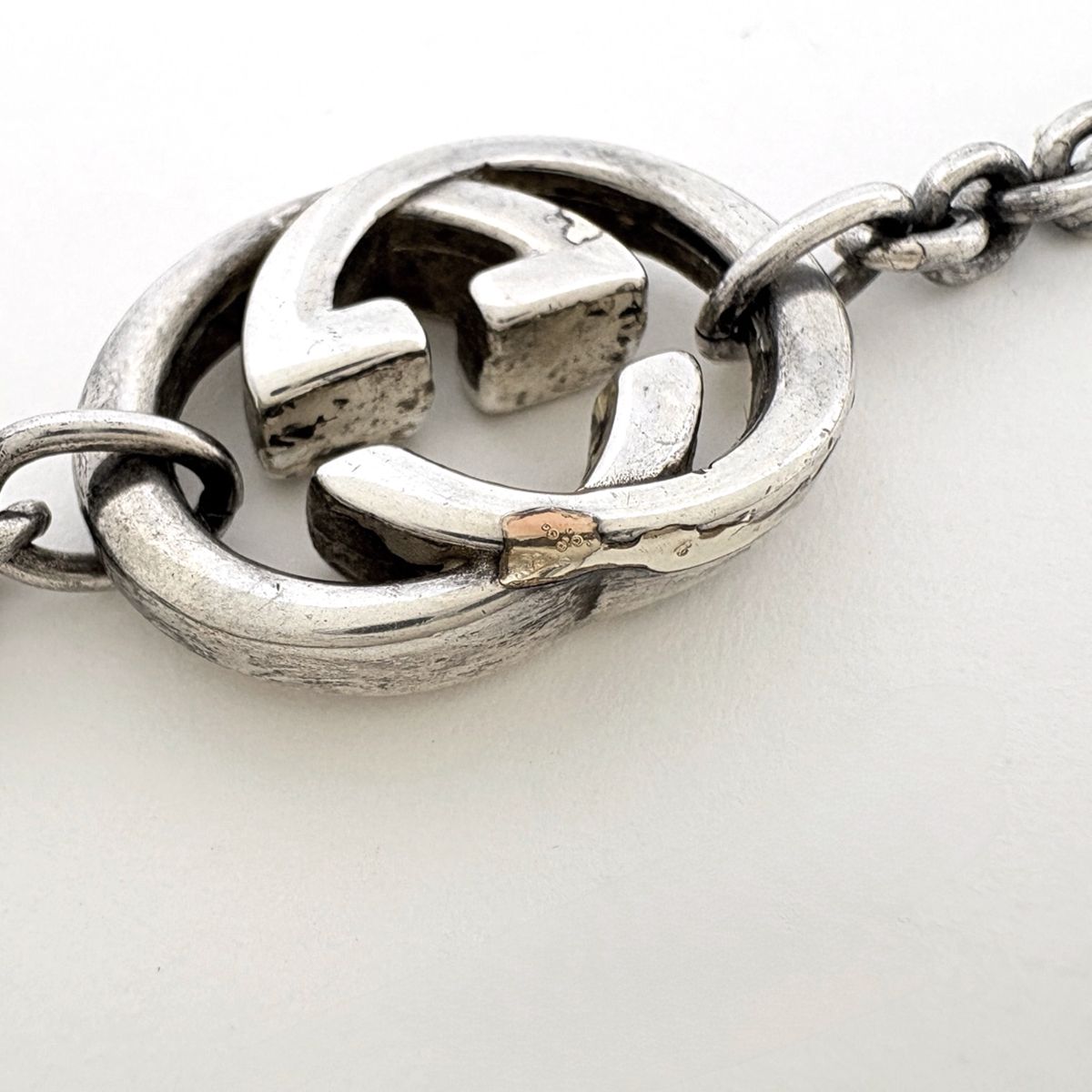 Gucci Necklace GG Logo 925 Sterling Silver — view 4