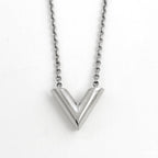 Louis Vuitton Necklace Essential V Silver Plated — view 2