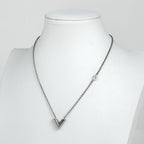 Louis Vuitton Necklace Essential V Silver Plated — view 5