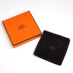 Hermes Hapi 3 Bracelet Leather Silver Plated Orange — view 7