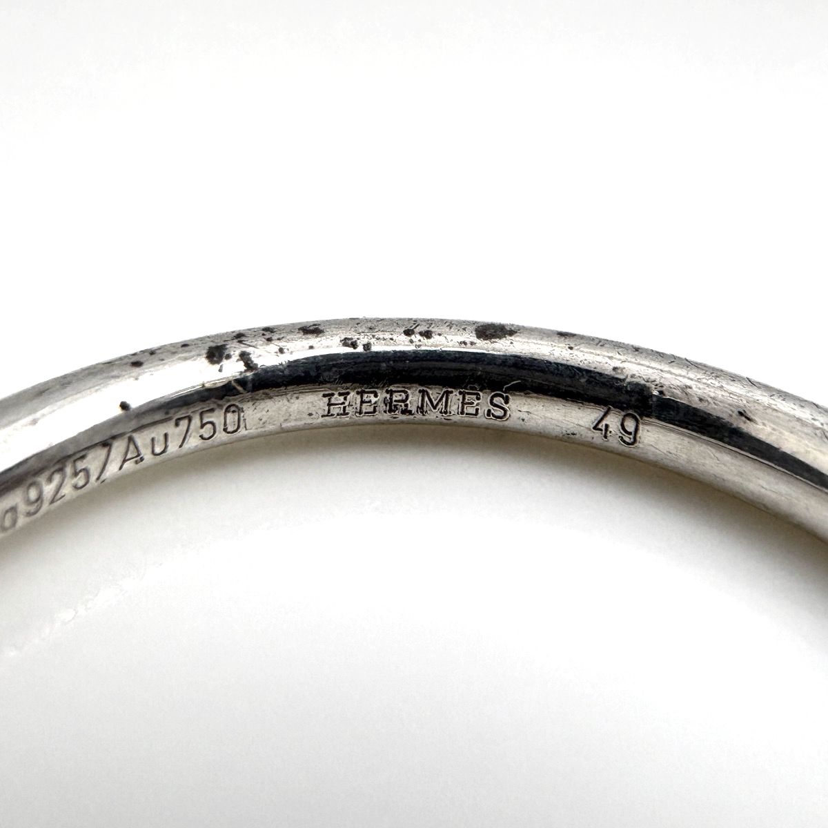 Hermes Ring Heart Silver Gold — view 5
