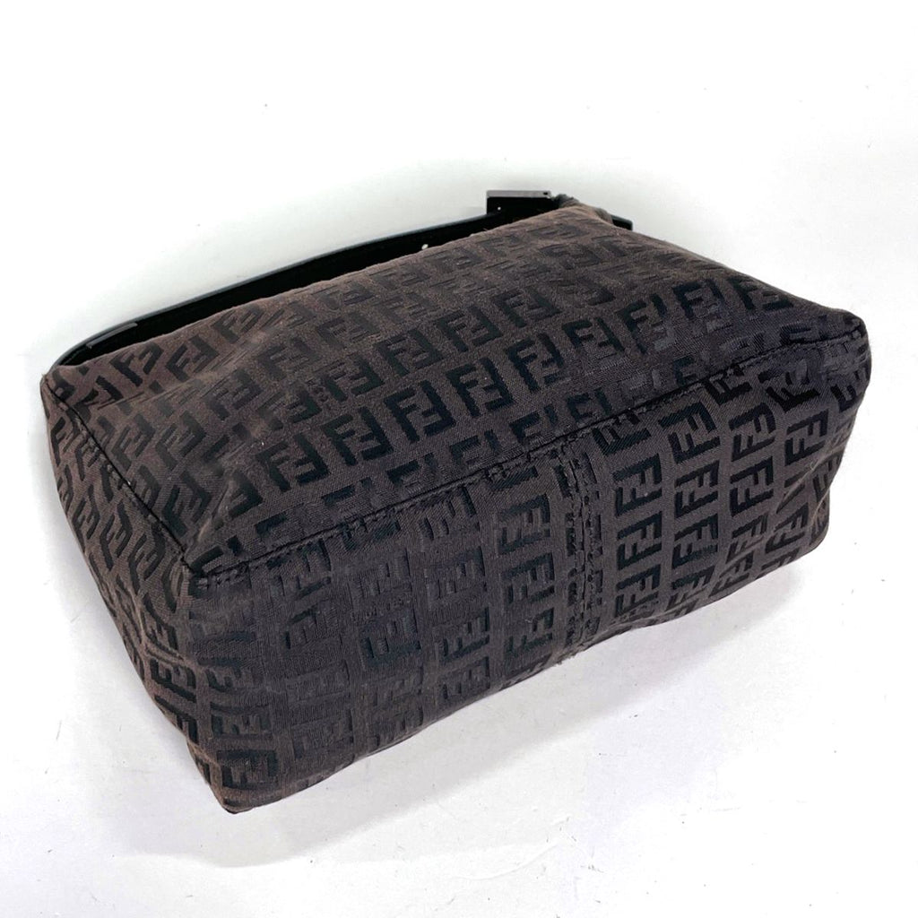 Fendi Handbag Zucchino Pattern Canvas Brown — view 2