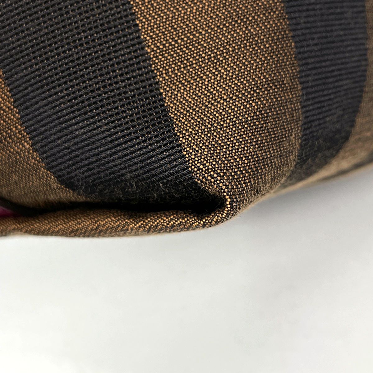 Fendi Shoulder Bag Pecan Pattern Canvas Brown Black — view 3