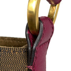 Fendi Shoulder Bag Pecan Pattern Canvas Brown Black — view 4