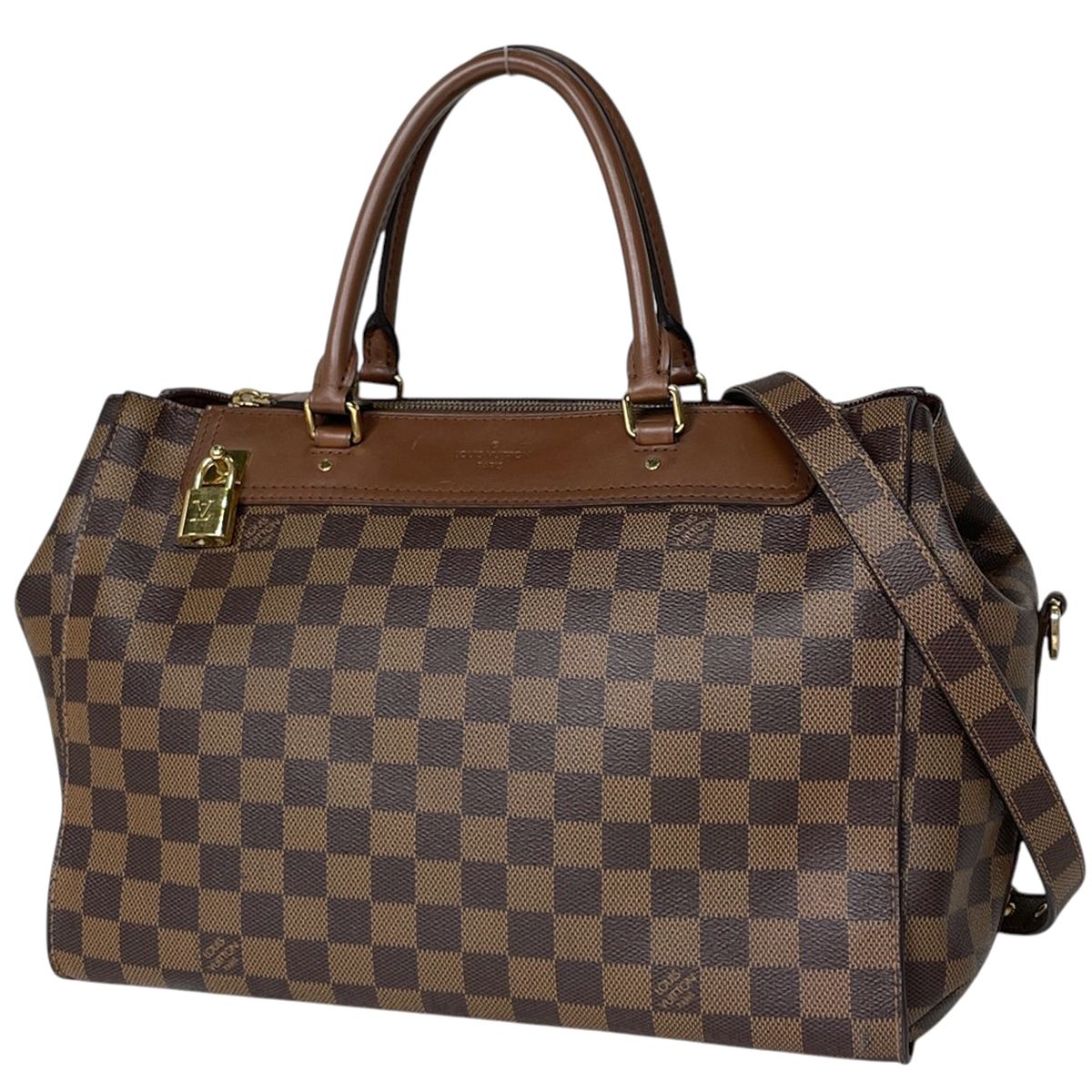 Louis Vuitton Greenwich Handbag 2-Way Damier Brown