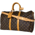 Louis Vuitton Keepall Bandouliere 45 Boston Bag Monogram Brown