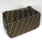Fendi Handbag Zucca Pattern Vanity Bag Canvas Brown — view 2