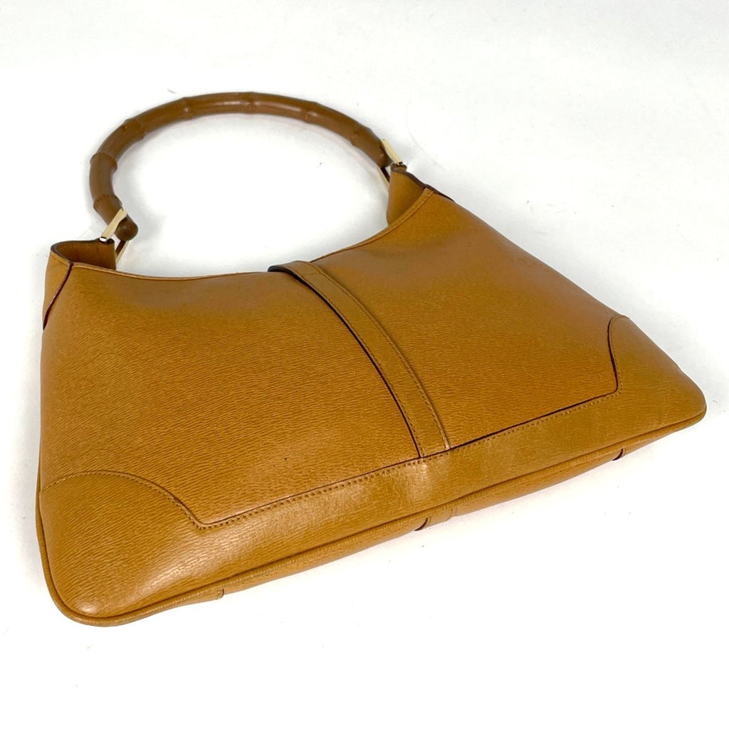 Gucci Shoulder Bag Bamboo Leather Brown — view 2