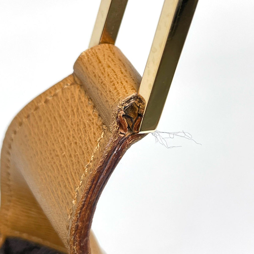 Gucci Shoulder Bag Bamboo Leather Brown — view 4