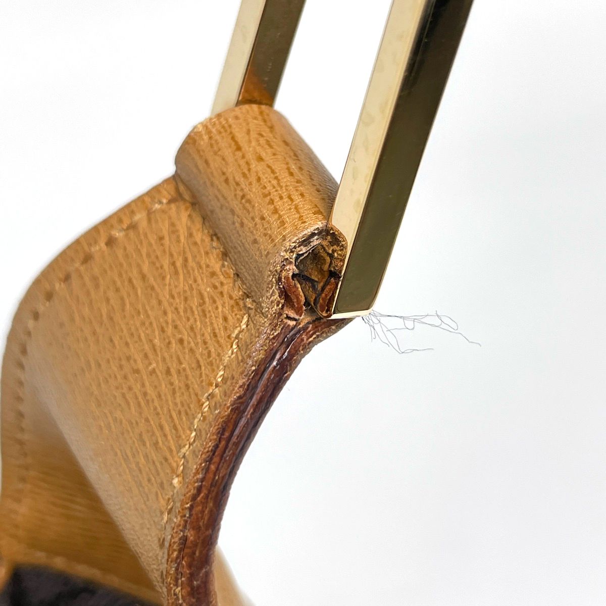 Gucci Shoulder Bag Bamboo Leather Brown — view 4