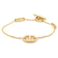Hermes Bure Farandole 18k Yellow Gold Chaine D'ancre