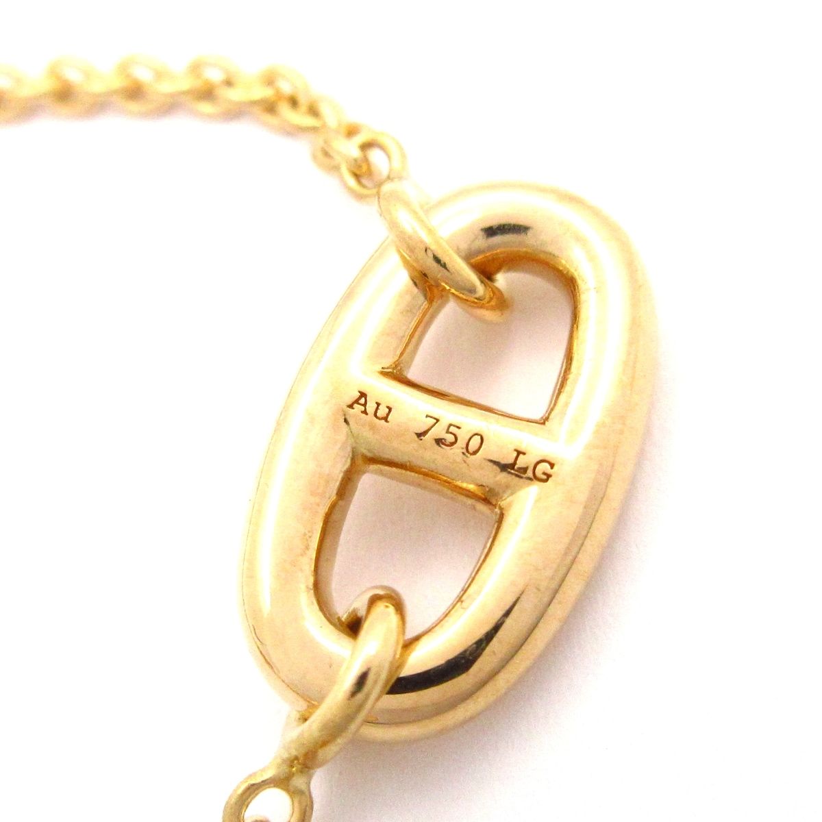 Hermes Bure Farandole 18k Yellow Gold Chaine D'ancre — view 6