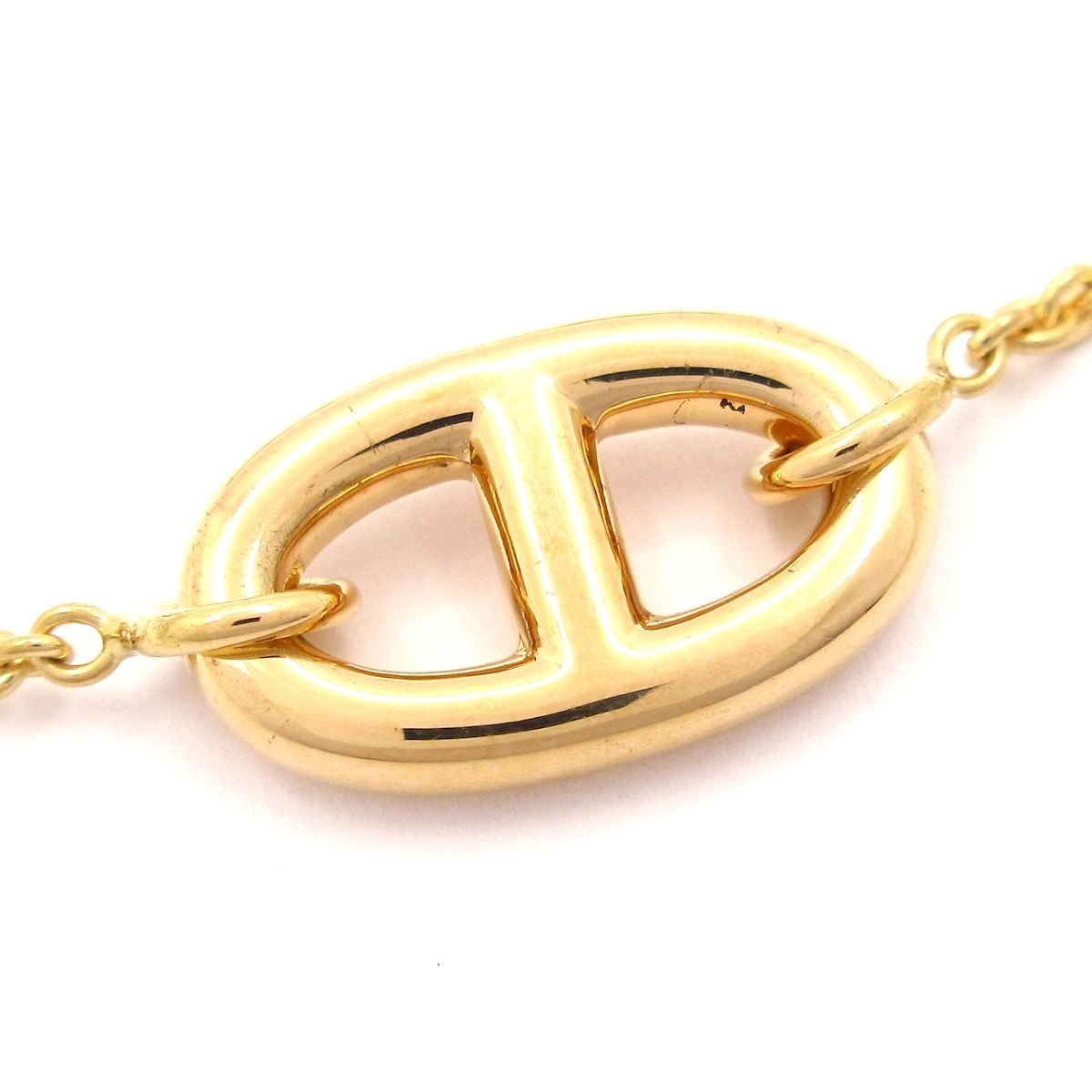 Hermes Bure Farandole 18k Yellow Gold Chaine D'ancre — view 2