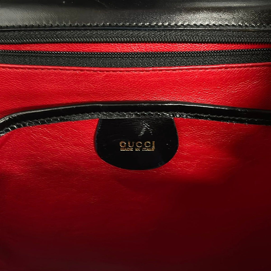Gucci Handbag Lady Lock Black Leather — view 8