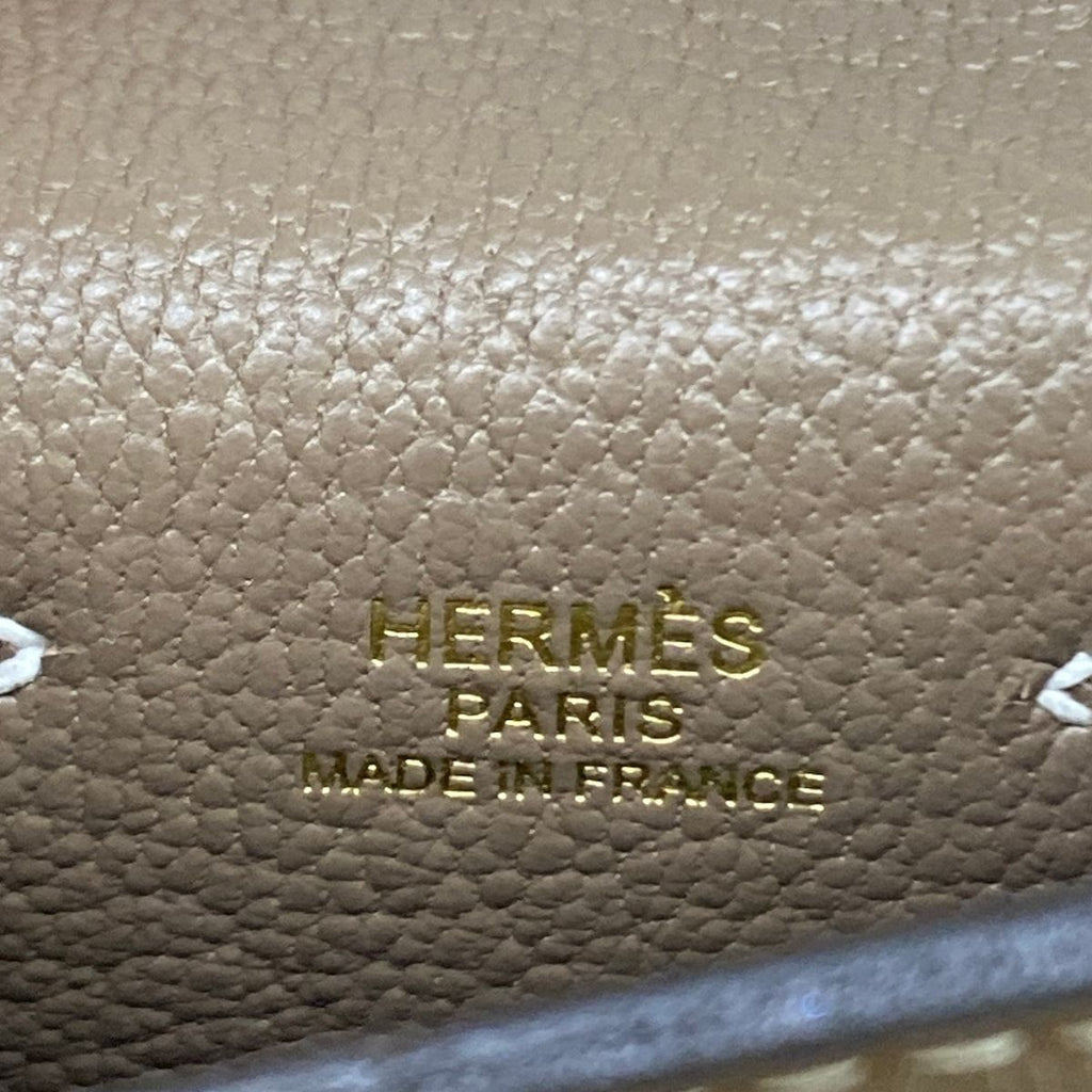 Hermes Key Holder Kelly Twilly Charm Etoupe Gold — view 5