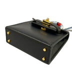 Hermes Key Holder Kelly Twilly Charm Black Gold — view 6