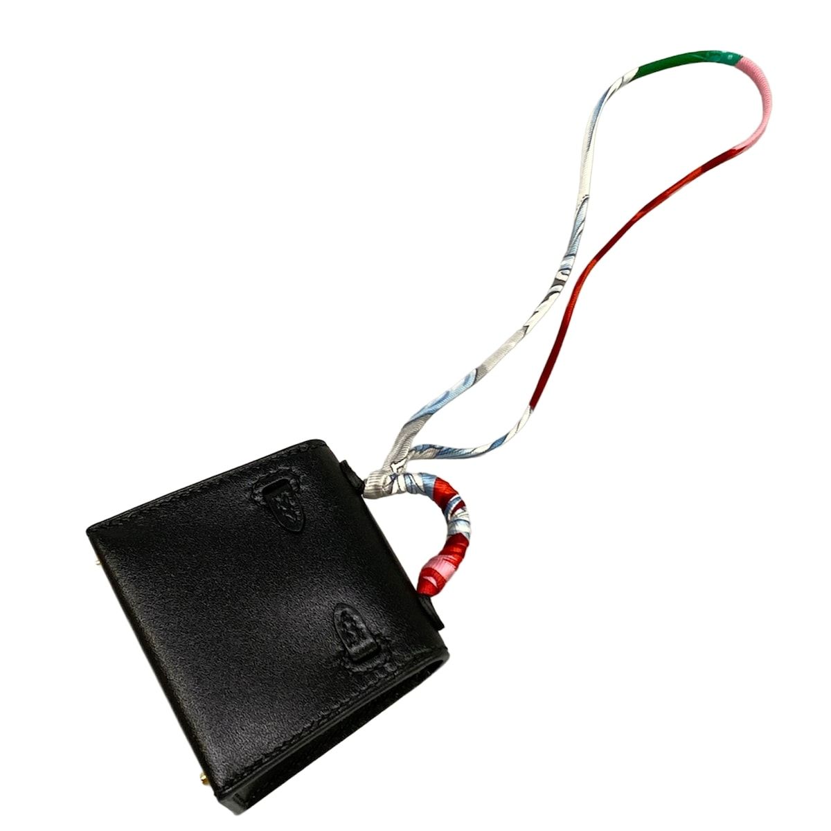 Hermes Key Holder Kelly Twilly Charm Black Gold — view 2