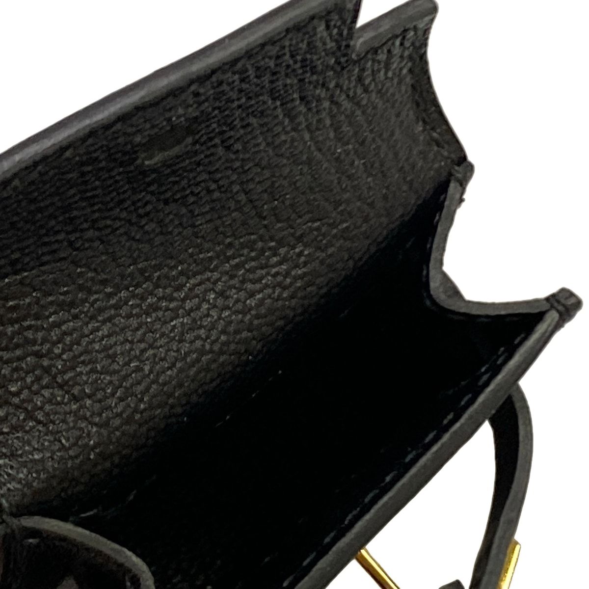 Hermes Key Holder Kelly Twilly Charm Black Gold — view 4