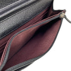 Chanel Wallet Quilted Black Silver Chain Shoulder Bag — view 5