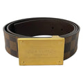 Louis Vuitton Belt 100 Dark Brown Damier