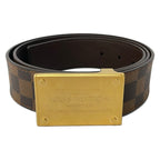 Louis Vuitton Belt 100 Dark Brown Damier