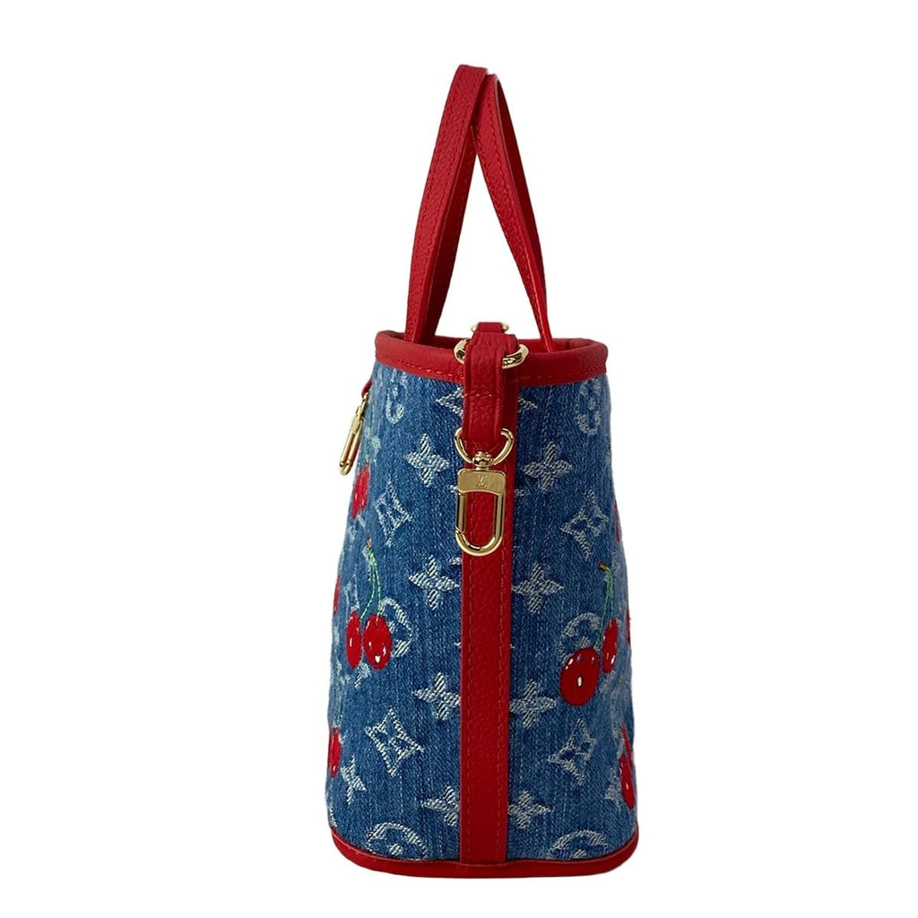 Louis Vuitton Tote Bag Monogram Cherry LV Takashi Murakami Neverfull Inside Out BB — view 4