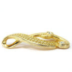 Dior Pendant Metal Gold Clear Musical Notes Rhinestone Plated — view 6