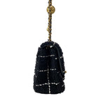 Chanel Shoulder Bag Mini Quilted Black White — view 2