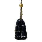 Chanel Shoulder Bag Mini Quilted Black White — view 4