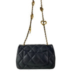 Chanel Shoulder Bag Mini Quilted Black Lambskin — view 3