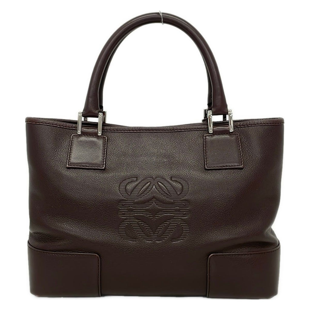 Loewe Handbag Fusta Brown Leather — view 3