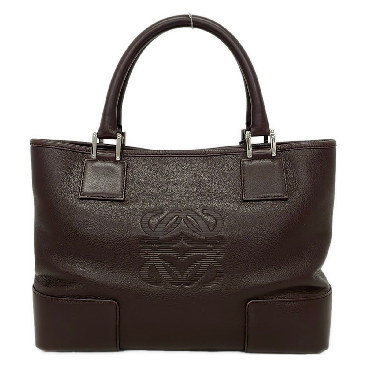Loewe Handbag Fusta Brown Leather — view 3