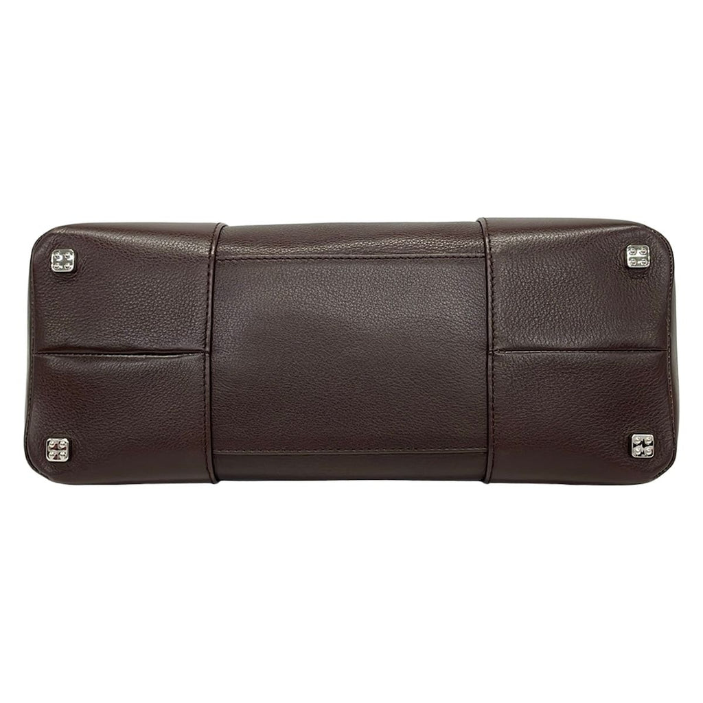 Loewe Handbag Fusta Brown Leather — view 5