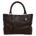 Loewe Handbag Fusta Brown Leather