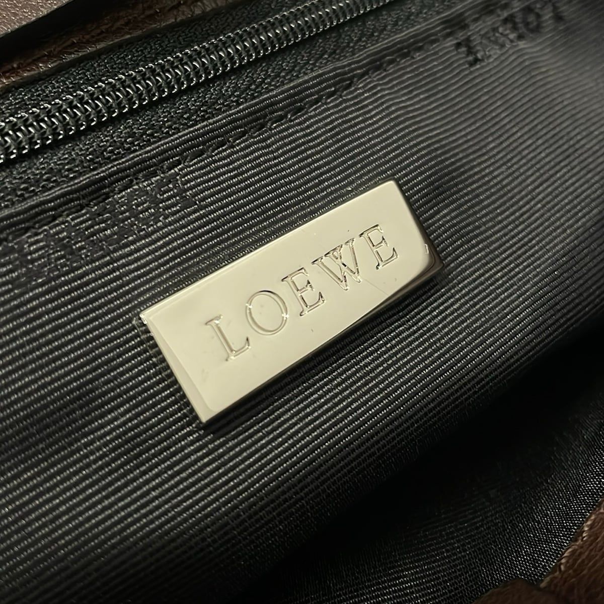 Loewe Handbag Fusta Brown Leather — view 8