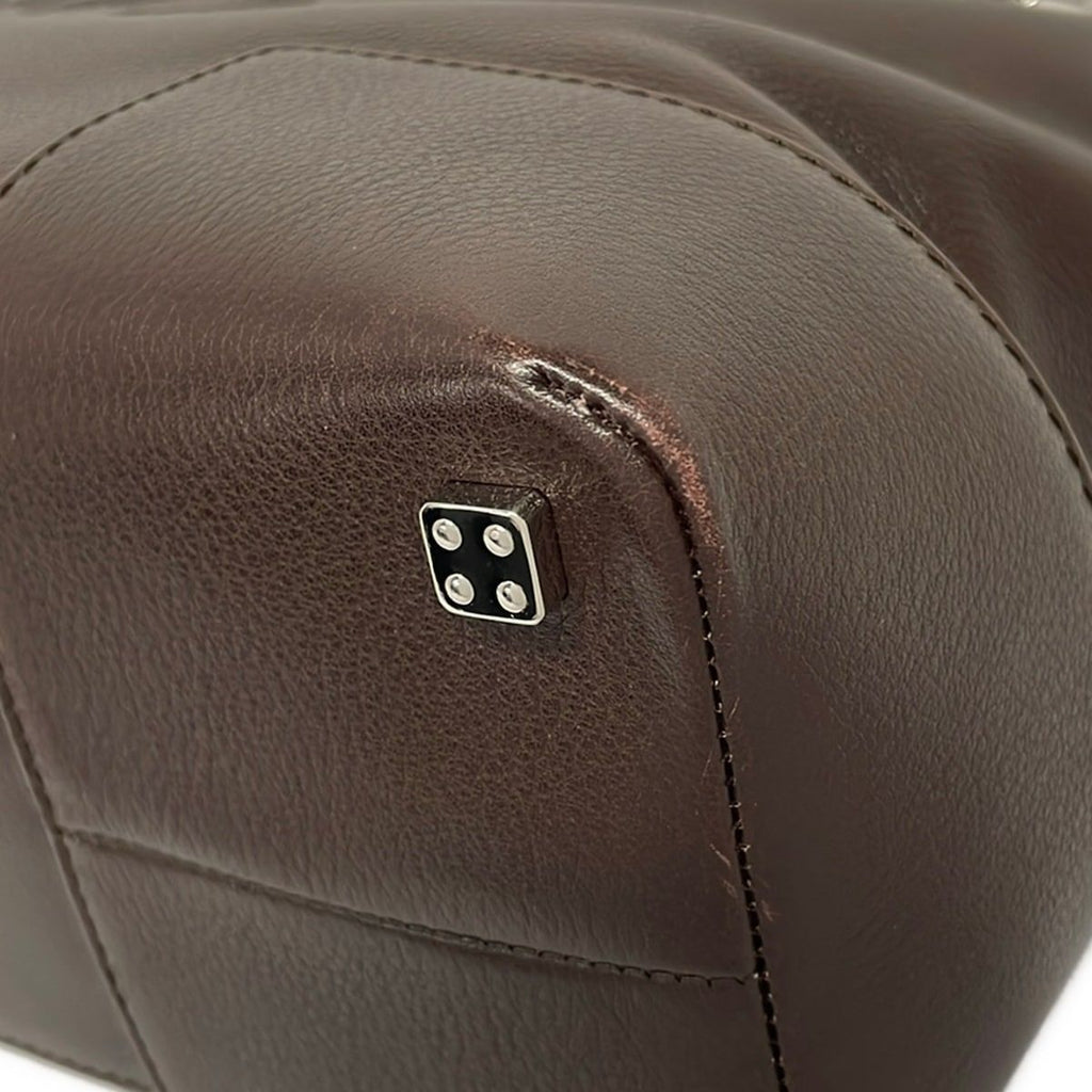 Loewe Handbag Fusta Brown Leather — view 6