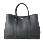 Hermes Tote Bag Garden Party TPM Black Silver — view 3