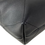 Chanel Handbag Quilted Hobo Black Gold Metal Leather — view 6