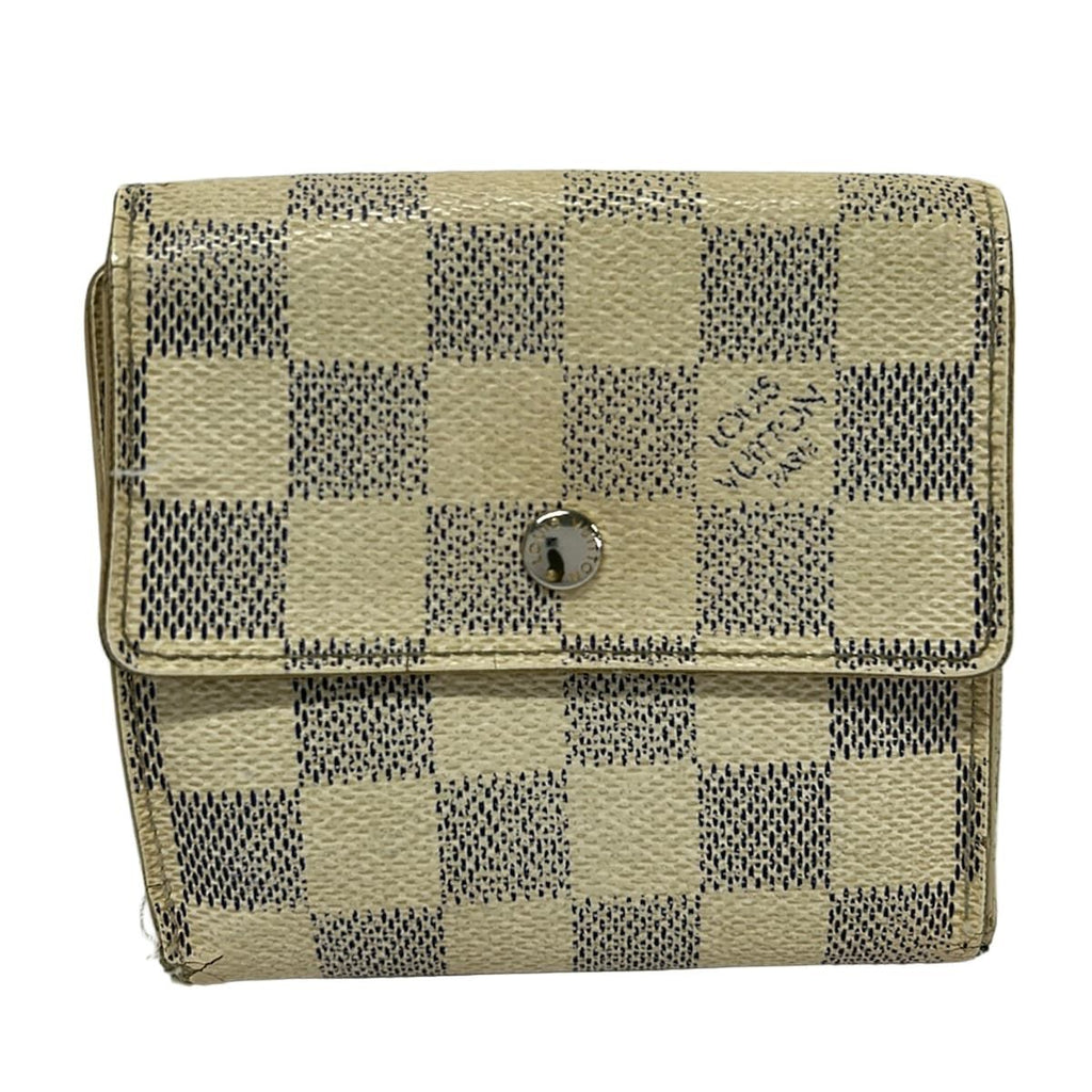 Louis Vuitton Snap Wallet Damier Portefeuille Elise Azur